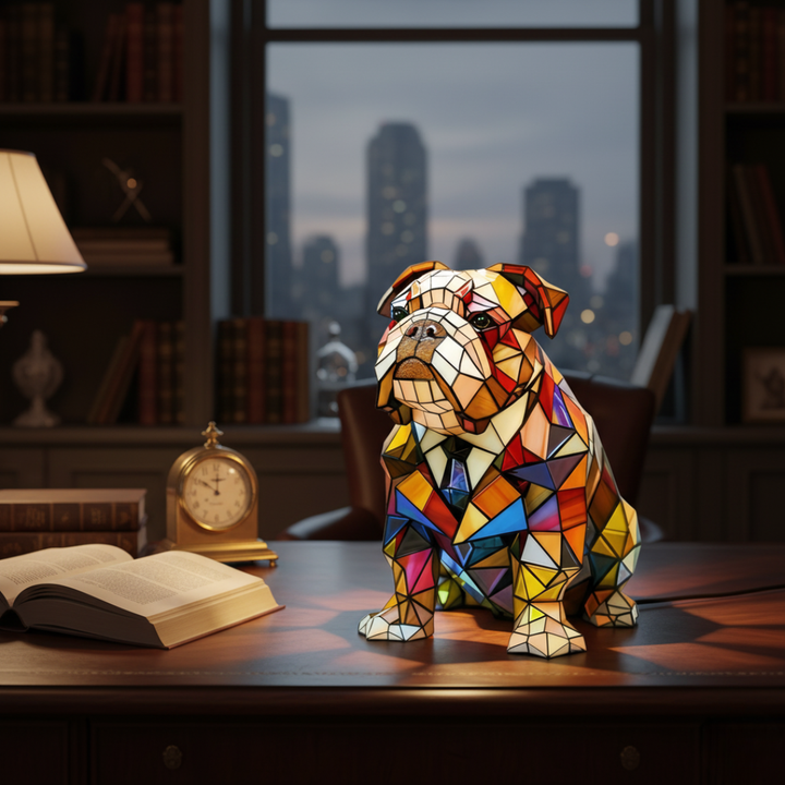 Adorable Bulldog Pendant Necklace
