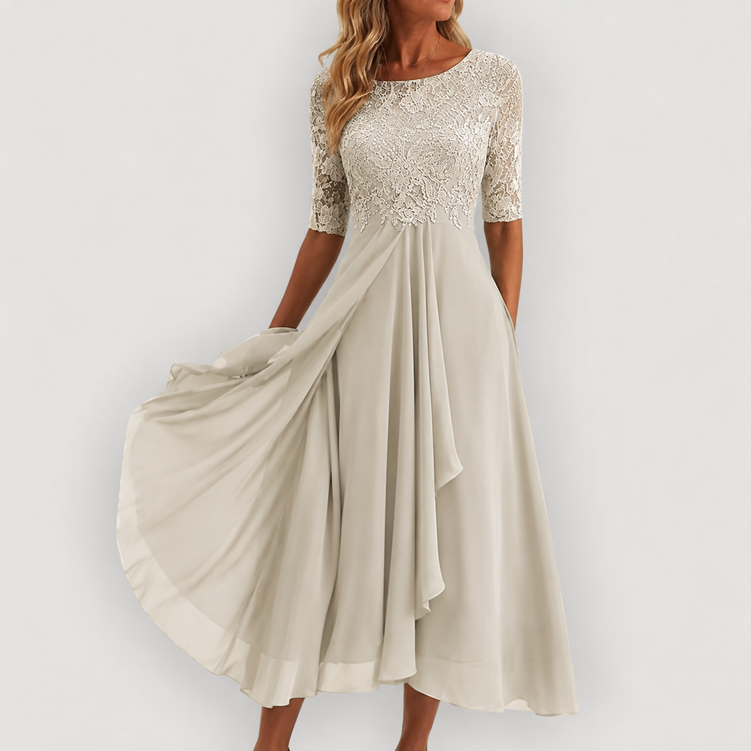 Maya | Elegant Chiffon Dress