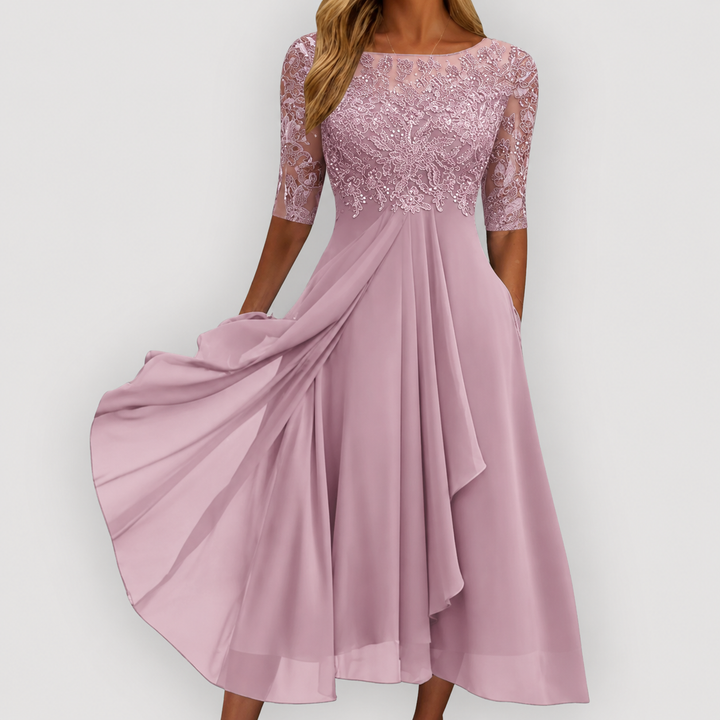 Maya | Elegant Chiffon Dress
