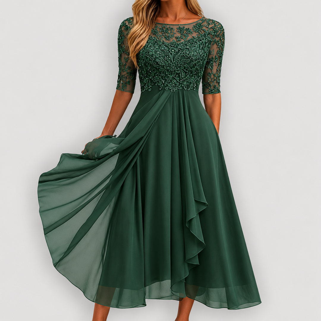 Maya | Elegant Chiffon Dress