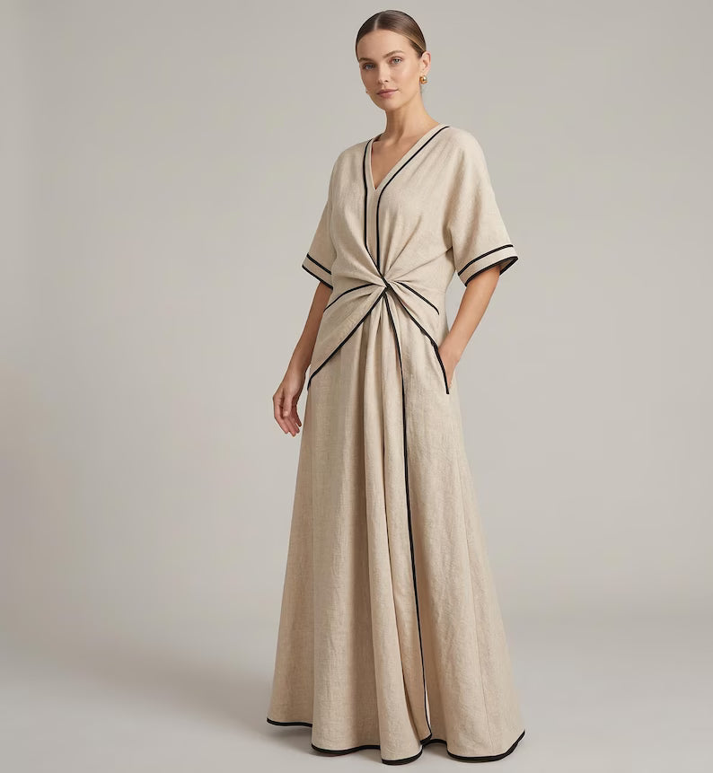 Ema | Breezy Striped Summer Dress