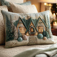 Quilted Cushion Cover - Crystal Morning Design