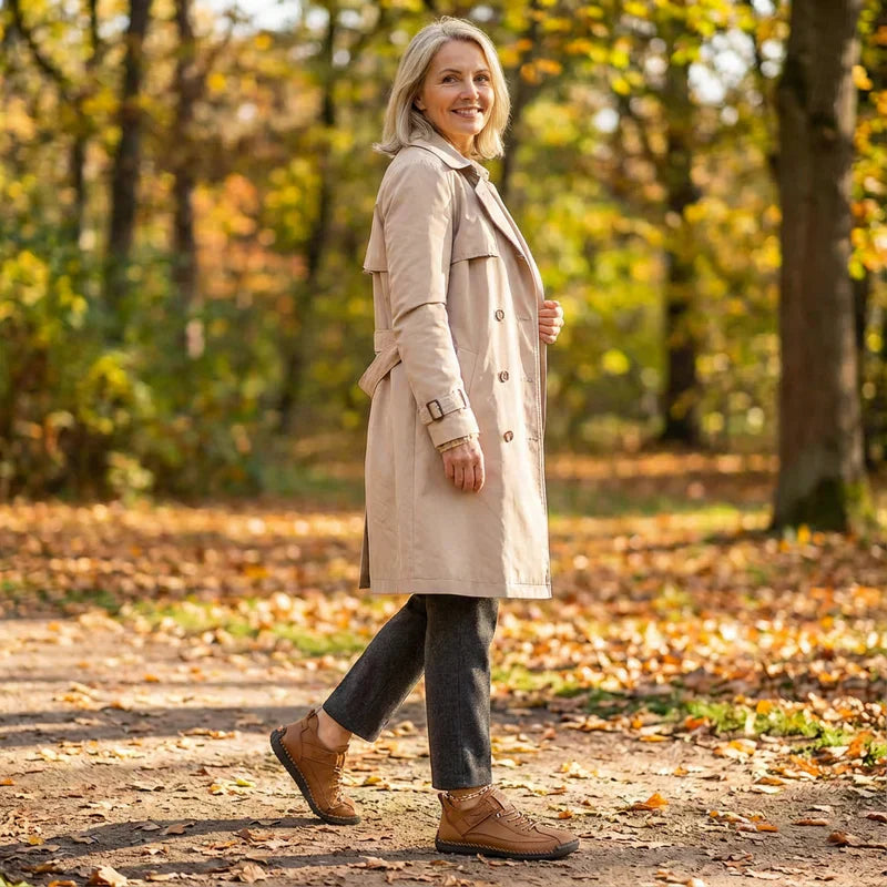 Gisela - Stylish Orthopedic Shoes with Leather Finish for Ultimate Comfort