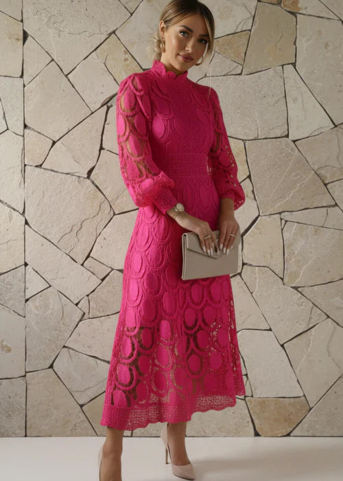 Noor | Enchanting Lace Evening Dress
