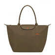 Deluxe Khaki Green Large Tote Bag