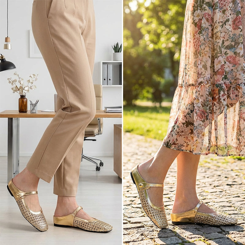 Bella | Heel-Free Mary-Jane Mules