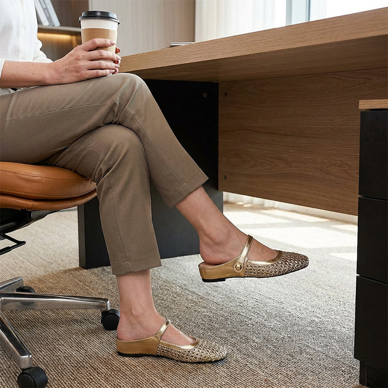 Bella | Heel-Free Mary-Jane Mules