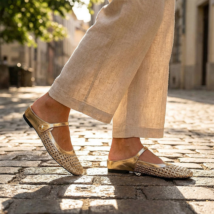 Bella | Heel-Free Mary-Jane Mules