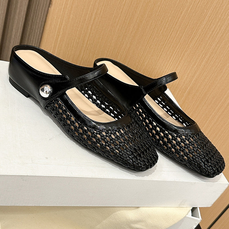 Bella | Heel-Free Mary-Jane Mules