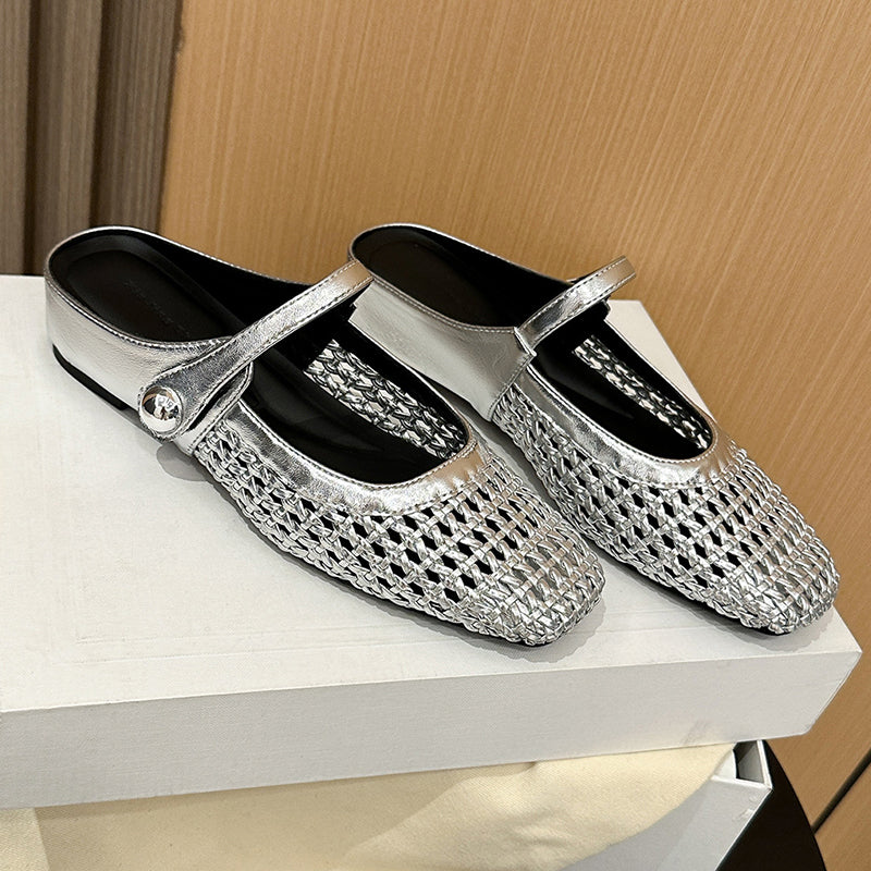 Bella | Heel-Free Mary-Jane Mules