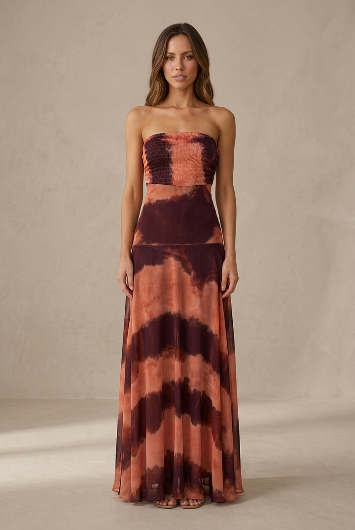 Sunshine Maxi Tie-Dye Dress