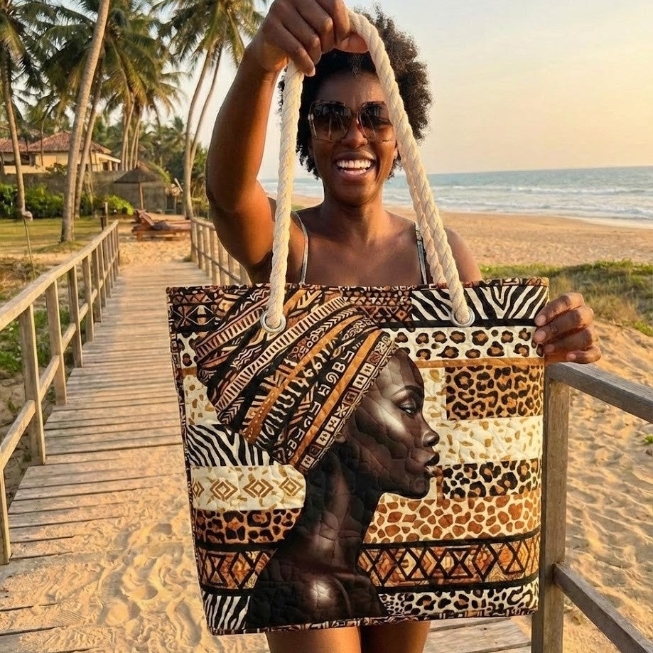 Queen Beach Bag by Melanina - Handcrafted Elegance