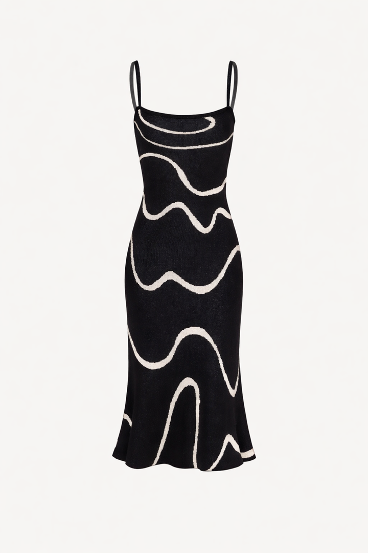 Waves Midi Dress