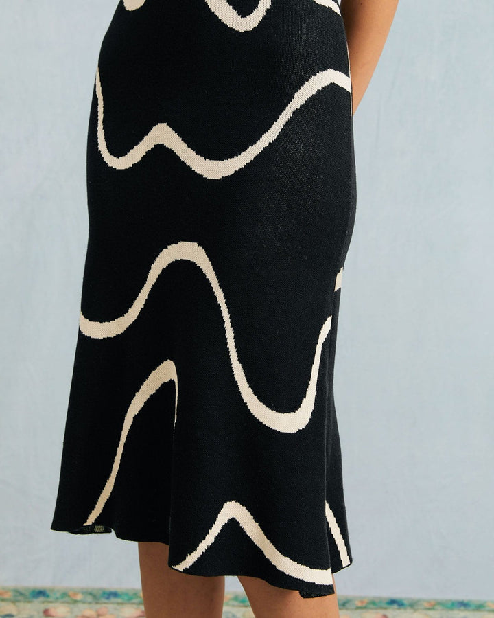 Waves Midi Dress