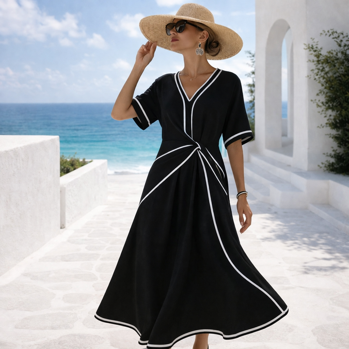 Ema | Breezy Striped Summer Dress