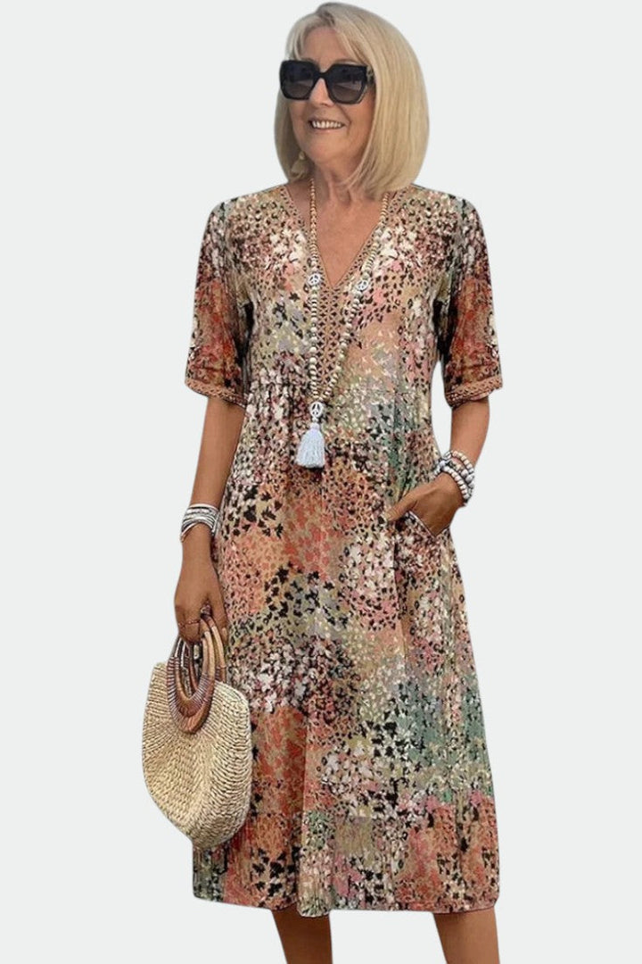 Lina | V-Neck Lightweight Dress
