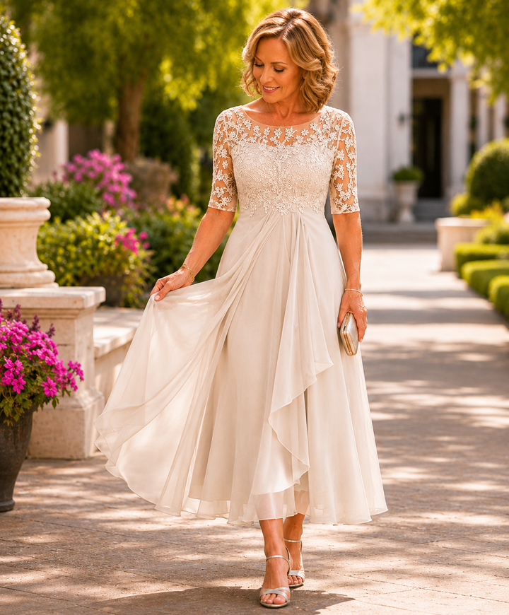 Maya | Elegant Chiffon Dress